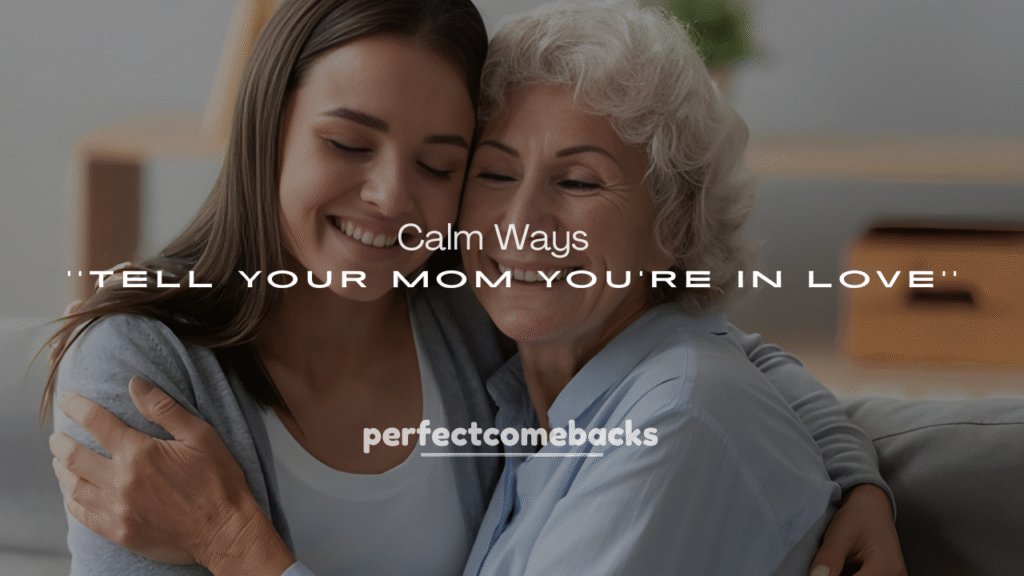 250+ Smooth and Calm Ways to Tell Your Mom You’re in Love